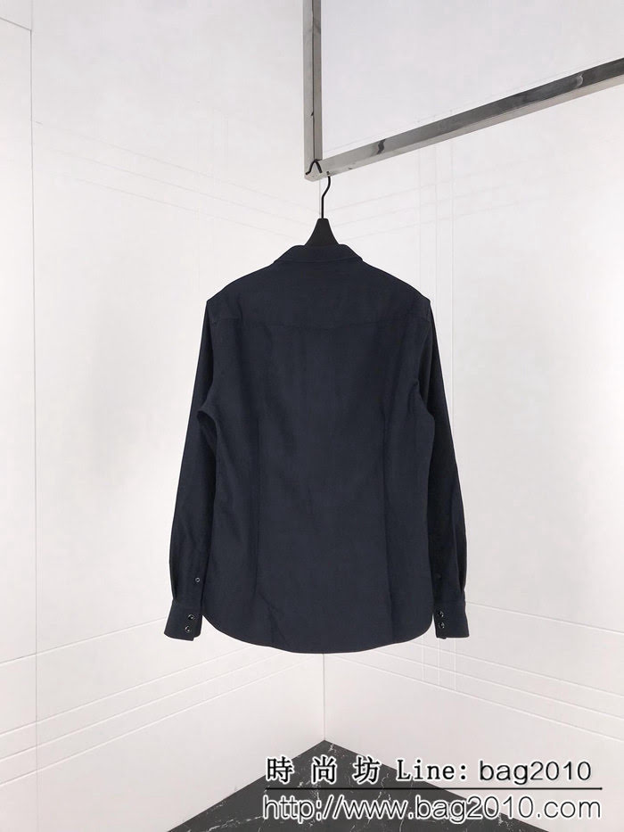 DＧ杜嘉班納 18ss秋冬新款 口袋King刺繡字母 純棉襯衣 ydi1025